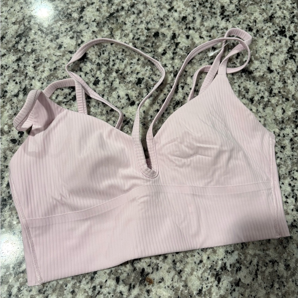 Lululemon Athletica Soft Pink Strappy Bralette
